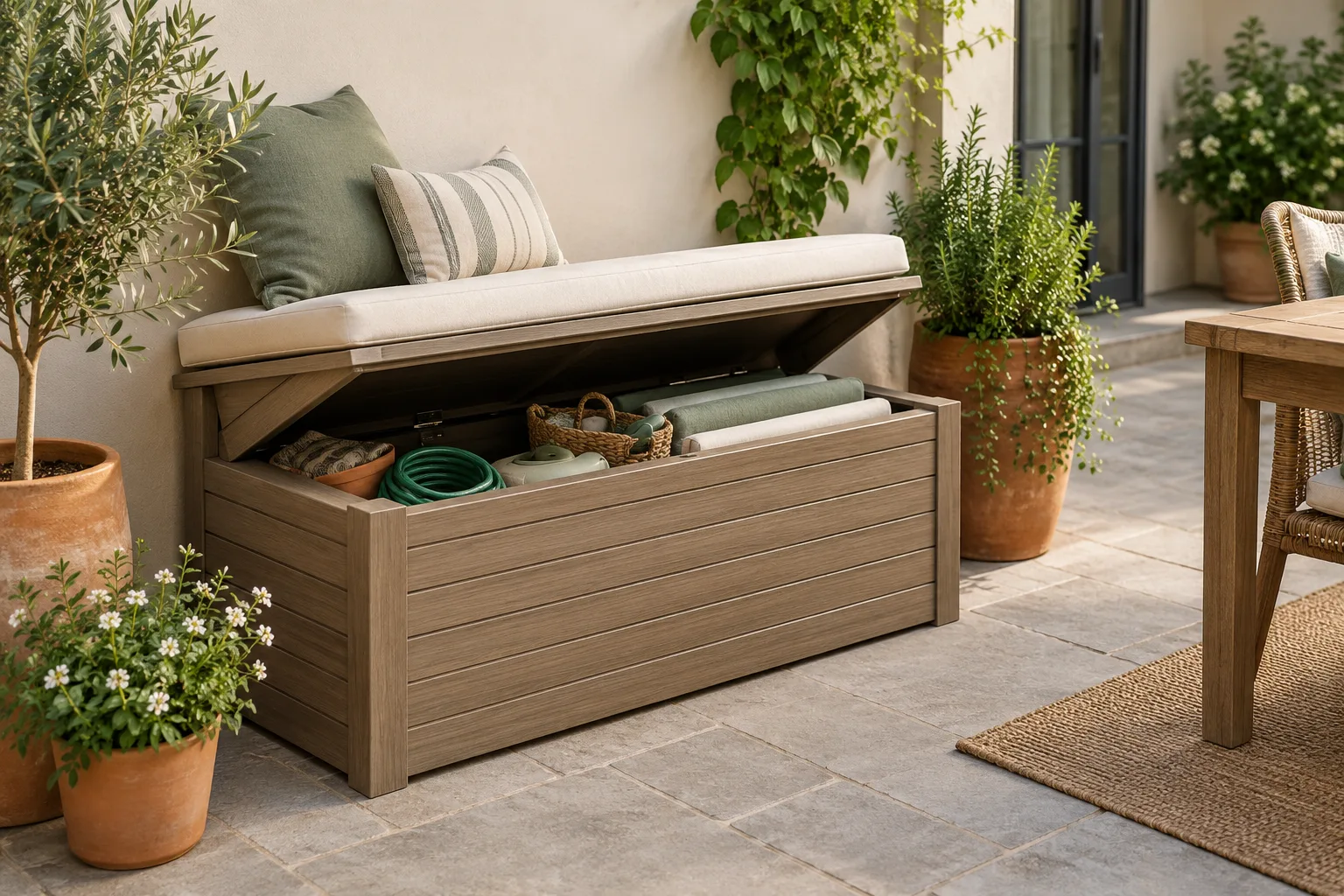Best Outdoor Storage Benches for Small Patios