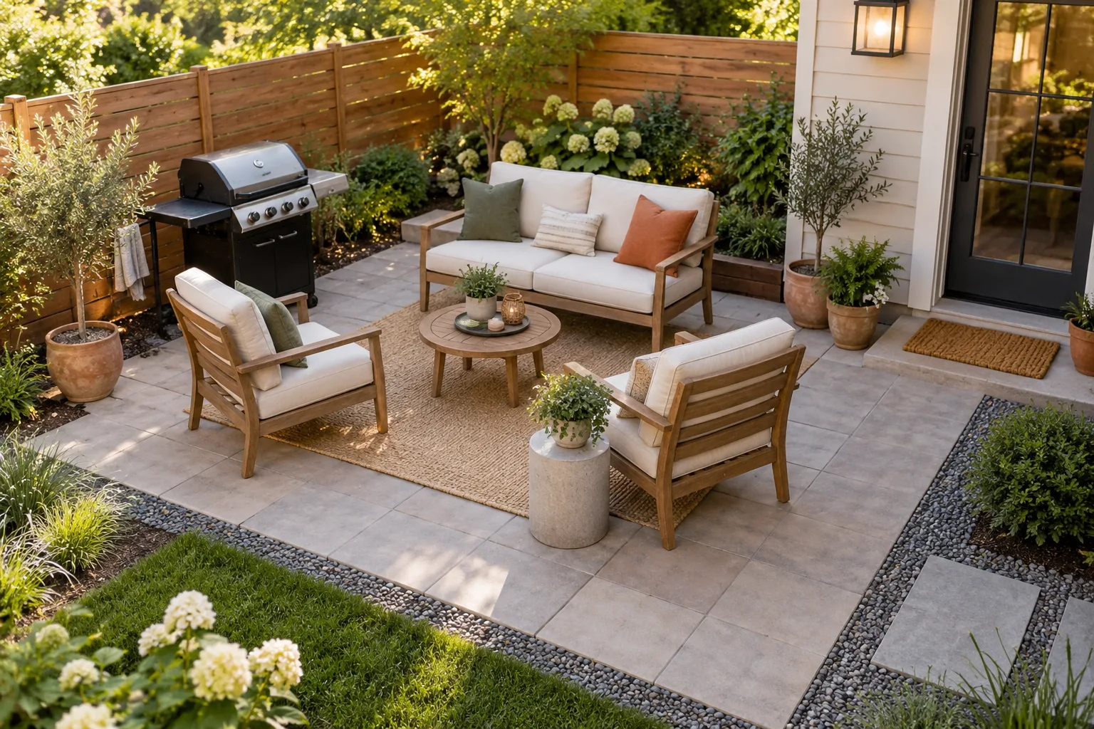 How to Arrange Furniture on a 10×10 Patio