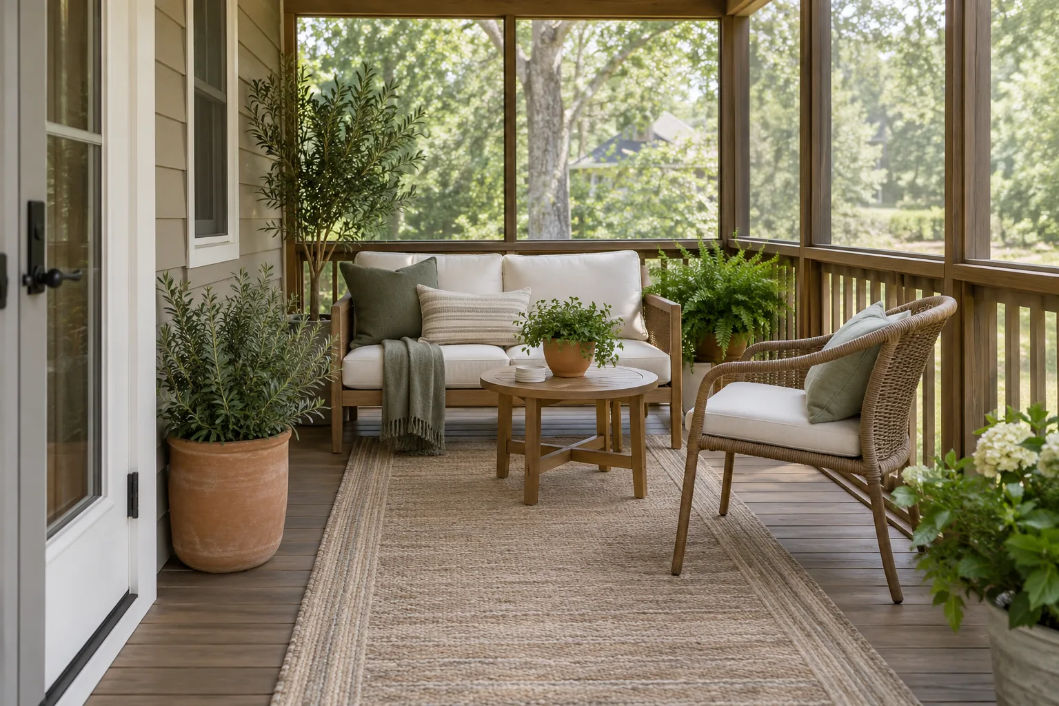 Small Screened Porch Ideas That Don’t Feel Crowded